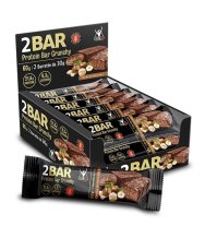 NET - 2 BAR PROTEIN BAR CRUNCHY , BARRETTA PROTEICA 2X30GR CREMA DI NOCCIOLA 