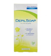 DEPILSOAP - STRISCE DEPILATORIE CORPO CON OLIOMDI JOJOBA 
