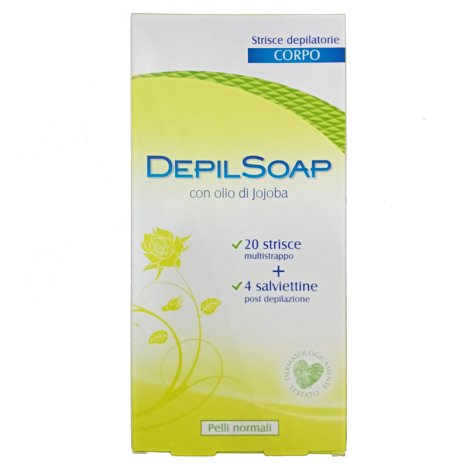 DEPILSOAP - STRISCE DEPILATORIE CORPO CON OLIOMDI JOJOBA 