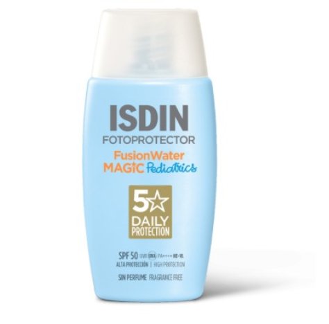 ISDIN - FOTOPROTECTOR FUSION WATER MAGIC PEDRIATICS SPF50+ , PROTEZIONE VISO BAMBINI 