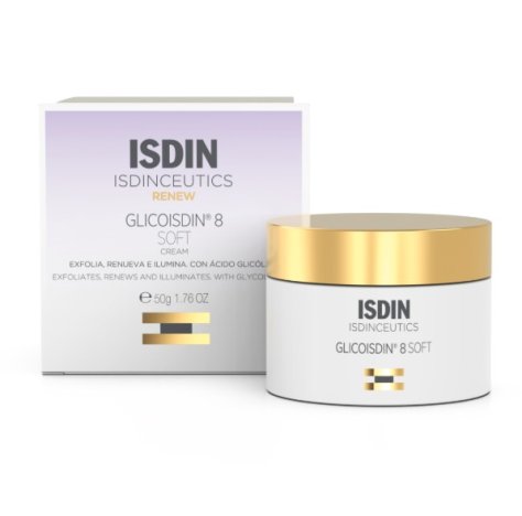 ISDIN - GLICOISDIN 8% SOFT CREAM , CREMA VISO con effetto peeling