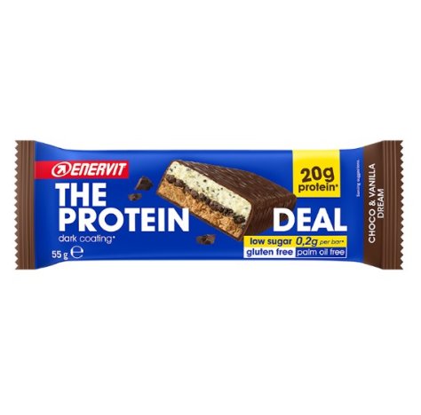 ENERVIT THE PROTEIN DEAL  - BARRETTA PROTEICA 20 GR PROTEIN , CHOCO& VANILLA