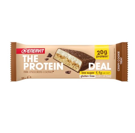 ENERVIT THE PROTEIN DEAL  - BARRETTA PROTEICA 20 GR PROTEIN , CRISPY COOKIE 