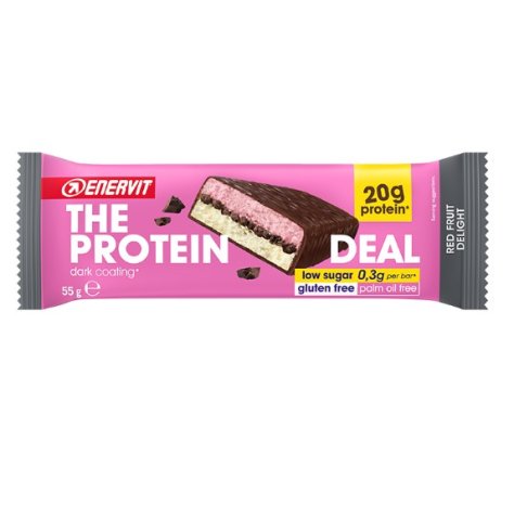 ENERVIT THE PROTEIN DEAL  - BARRETTA PROTEICA 20 GR PROTEIN , RED FRUIT 