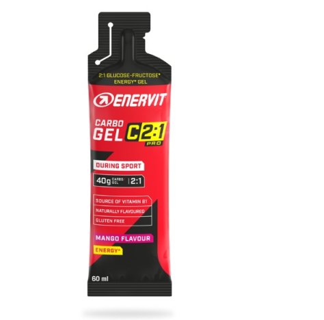 ENERVIT CARBO GEL 2:1 PRO MANGO FLAVOUR , gel energetico
