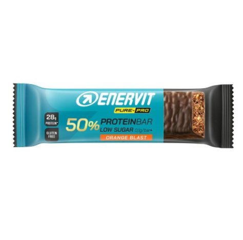 ENERVIT PURE PRO BARRETTA PROTEICA 50%  , Orange Blast