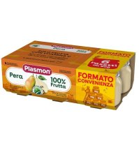 PLASMON - OMOGENIZZATO FRUTTA , PERA 4+ MESI ( 6X80GR ) 