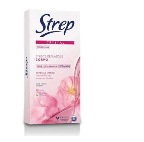 STREP CRYSTAL - STRISCE DEPILATORIE CORPO 