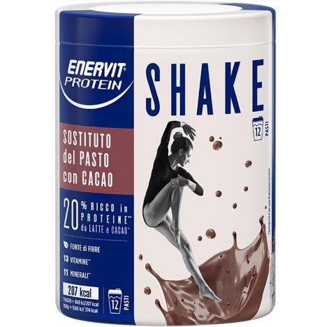 ENERVIT - PROTEIN SHAKE 20% di Proteine , SOSTITUTIVO PASTO  Cacao
