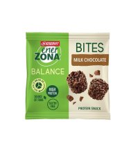 ENERZONA - BITES  MILK CHOCOLATE , SNACK PROTEICO 