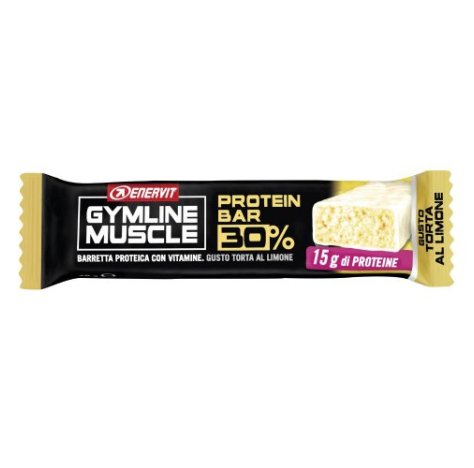 ENERVIT - GYMLIINE MUSCLE PROTEN BAR 30% , Torta al limone 