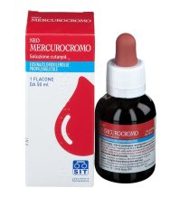 NEUMERCUROCROMO , SOLUZIONE CUTANEA DISINFETTANTE PER FERITE 50ML 