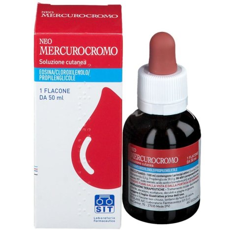 NEUMERCUROCROMO , SOLUZIONE CUTANEA DISINFETTANTE PER FERITE 50ML 