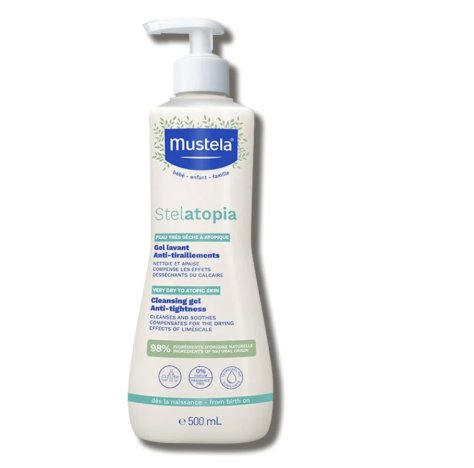 MUSTELA - GEL DETERGENTE  STELATOPIA PER PELLE ATOPICA ,0+ MESI 500ML 