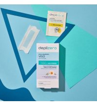 DEPILZERO - STRISCE DEPILATORIE VISO , Nuova Formula 