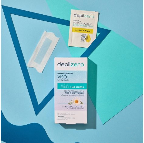 DEPILZERO - STRISCE DEPILATORIE VISO , Nuova Formula 