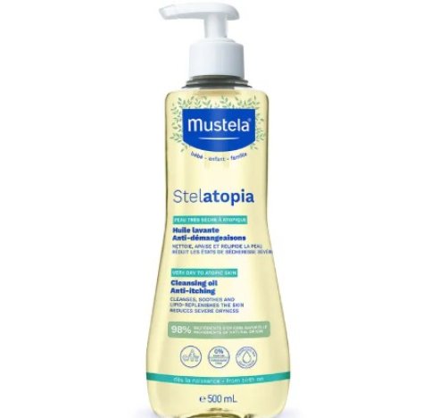 MUSTELA - OLIO DA BAGNO STELATOPIA , PER PELLE ATOPICA 0+MESI 500ML