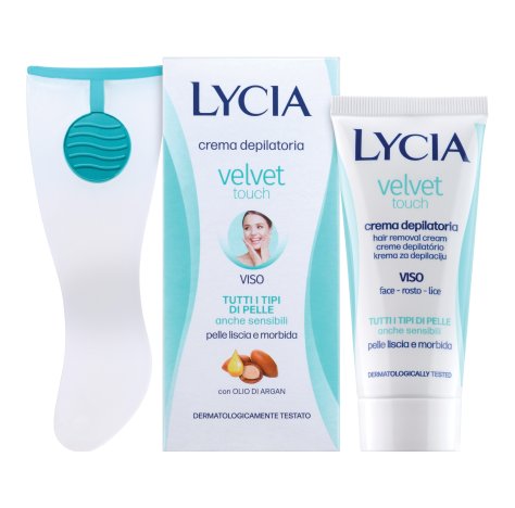 LYCIA VELVET TOUCH - CREMA DEPILATORIA VISO CON OLIO DI ARGAN