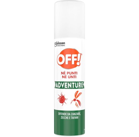 OFF! - ADVENTURE SPRAY ZANZARE , NÉ PUNTI NÉ UNTI 100ml