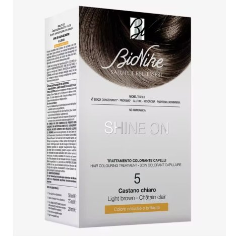 BIONIKE SHINE ONE - TRATTAMENTO COLORANTE CAPELLI , 5 CASTANO CHIARO 