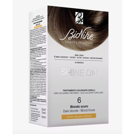 BIONIKE SHINE ONE - TRATTAMENTO COLORANTE CAPELLI , 6 BIONDO SCURO 