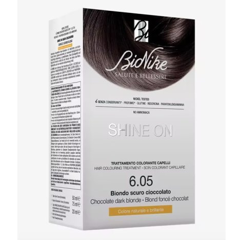 BIONIKE SHINE ONE - TRATTAMENTO COLORANTE CAPELLI , 6.05 BIONDO SCURO CIOCCOLATO 