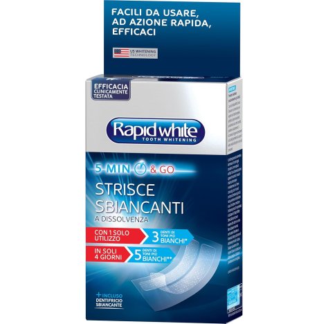 RAPID WHITE - STRISCE SBIANCANTI DENTI 
