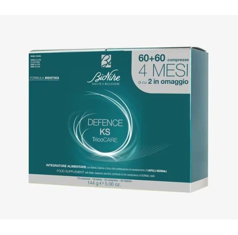 BIONIKE DEFENCE KS TRICOCARE - INTEGRATORE ALIMENTARE  CAPELLI 60+60 COMPRESSE 