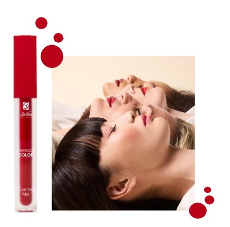 BIONIKE DEFENCE COLOR - COMFORT MATT , ROSSETTO LIQUIDO 704  VRAI ROUGE