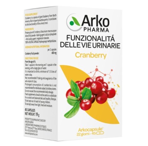 ARKOCAPSULE CRANBERRY 45CPS