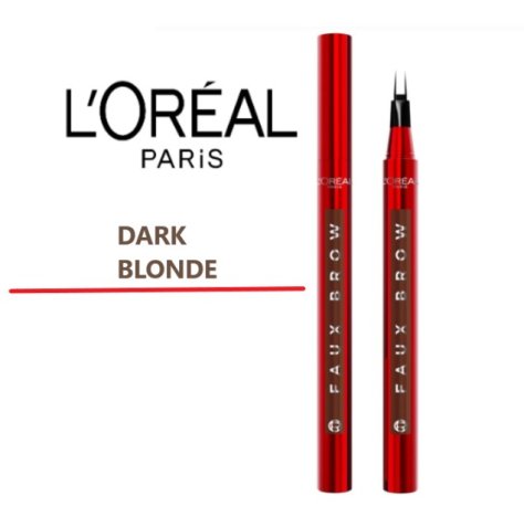 L'OREAL PARIS FAUX BROW - Penna Sopracciglia Tenuta Fino a 48H Dark Blonde 