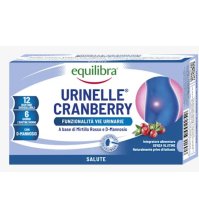 EQUILIBRA Urinelle Cranberry Integratore Benessere Vie Urinarie 12 Bustine Stick