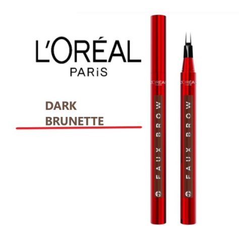 L'OREAL PARIS FAUX BROW - Penna Sopracciglia Tenuta Fino a 48H Dark Brunette 