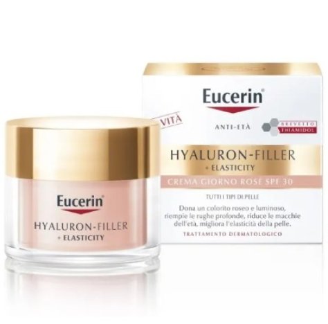 EUCERIN HYALURON FILLER ELASTICITY -CREMA VISO GIORNO ROSE' SPF30+  EUCERIN HYALURON FILLER ELASTICITY -CREMA VISO GIORNO ROSE' SPF30+