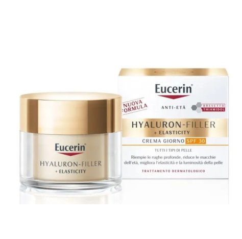 EUCERIN HYALURON FILLER ELASTICITY - CREMA VISO GIORNO ANTI RUGHE SPF30+ EUCERIN HYALURON FILLER ELASTICITY - CREMA VISO GIORNO ANTI RUGHE SPF30+