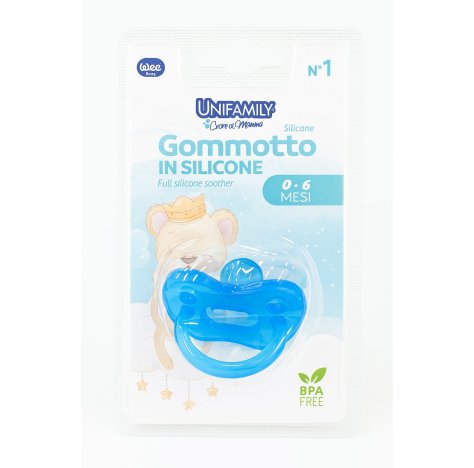 UNIFAMILY - GOMMOTTO IN SILICONE 0-6 MESI BOY 