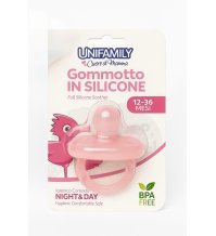 UNIFAMILY - GOMMOTTO IN SILICONE 12-36 MESI ROSA 