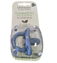 UNIFAMILY LINEA HARMONY  - GOMMOTTO IN SILICONE 0-6 MESI , Azzurro 
