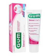 GUM SENSIVITAL + - DENTIFRICIO PER DENTI SENSIBILI , previene carie 