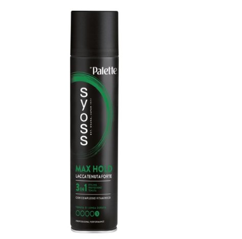 PALETTE SYOSS MAX HOLD Lacca spray tenuta forte 3in1 con complesso vitaminico 300ml