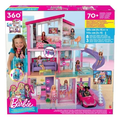 BARBIE - LA CASA DEI SOGNI ,  3 Piani con 8 Stanze 