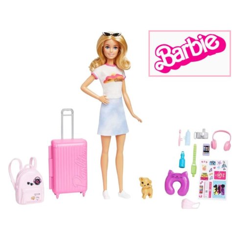 BABRBIE TRAVEL + ACCESSORI 