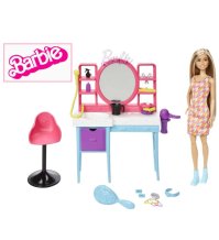 BARBIE SALONE DI BELLEZZA + ACCESSORI 