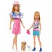 BARBIE - BARBIE E STACE CON CUCCIOLI PLAYSET 
