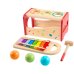 FISHER PRICE - WOODEN POUND & TAP BENCH XYLOPHONE , Giocattolo Musicale in Legno 