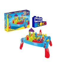 MEGA BLOCKS - TAVOLINO MULTIATTIVITÀ, per costruire e imparare i numeri e colori MEGA BLOCKS - TAVOLINO MULTIATTIVITÀ, per costruire e imparare i numeri e colori