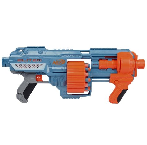 NERF ELITE 2.0 SHOCKWAVE RD-15 - FUCILE CON TAMBURO ROTANTE + COLPI MEDI NERF ELITE 2.0 SHOCKWAVE RD-15 - FUCILE CON TAMBURO ROTANTE + COLPI MEDI