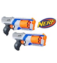 NERF ELITE STRONGARM - DUE  FUCILI + 6 COLPI 