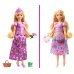 DISNEY PRINCIPESSE - RAPUNZEL 2 IN 1 + 9 ACCESSORI DISNEY PRINCIPESSE - RAPUNZEL 2 IN 1 + 9 ACCESSORI