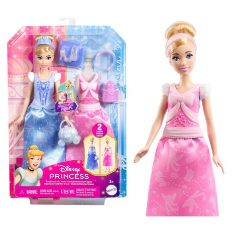 DISNEY PRINCIPESSE - CENERENTOLA 2 IN 1 + ACCESSORI DISNEY PRINCIPESSE - CENERENTOLA 2 IN 1 + ACCESSORI